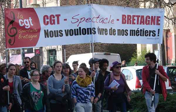La lutte des intermittents