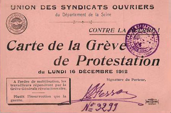 1914-1918 La CGT la Guerre