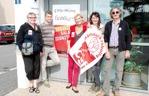 Chômeurs et précaires actifs