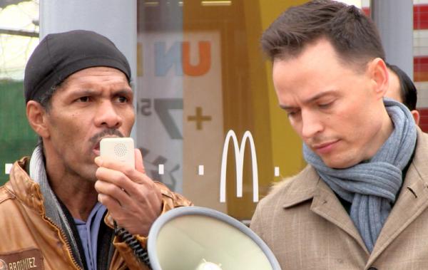 Travailleurs américains des fast-foods à Paris