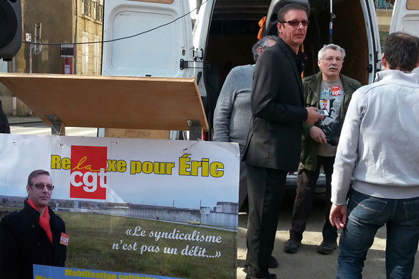 Éric Colin, un syndicaliste traité comme un voyou