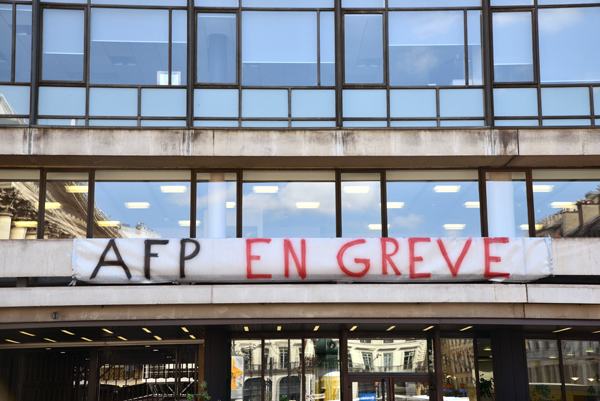 L&rsquo;AFP en gr&egrave;ve pour pr&eacute;server les accords sociaux