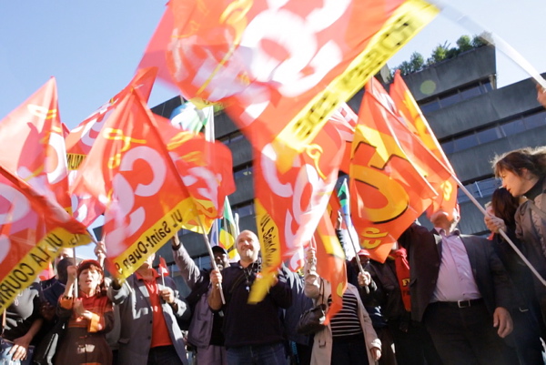 Mobilisation réussie pour la bourse du travail de Bobigny