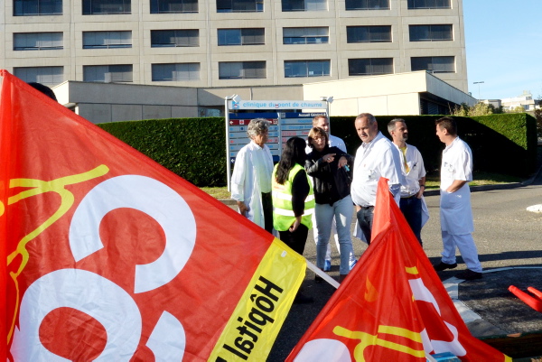 Une gr&egrave;ve digne et gagnante &agrave; la clinique du Pont de Chaume