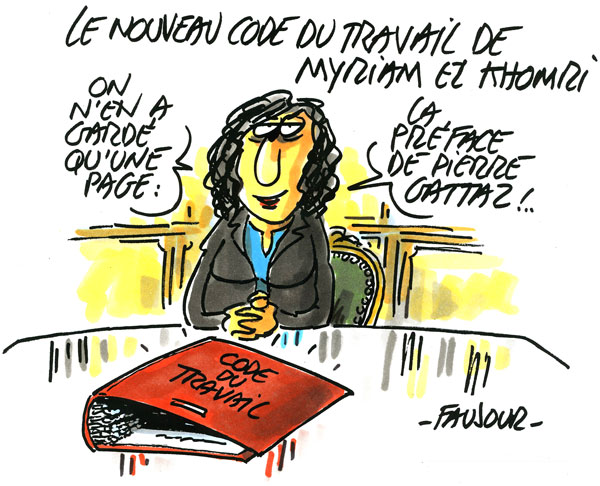 L’œil de Faujour : le nouveau Code du Travail de Myriam El Khomri