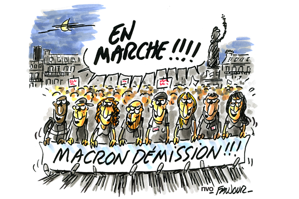 Macron, marche arrière toute !