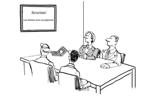 Les débats peuvent être enregistrés