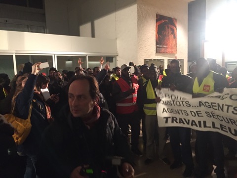 Les sans papiers de Rungis à l'assaut du MIN