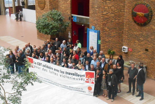 Soutien de la CGT aux syndicalistes emprisonnés