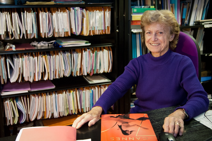 Catherine Almeras, militante au festival de Cannes