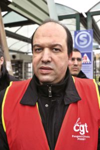 Farid Borsali, secrétaire général CGT PSA Poissy