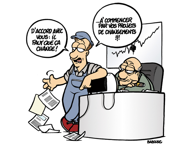 Le bal des mots dits : la résistance au changement