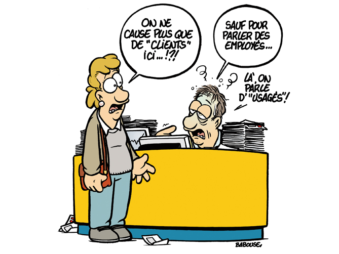 Le bal des mots dits : la danse de l’usager berné