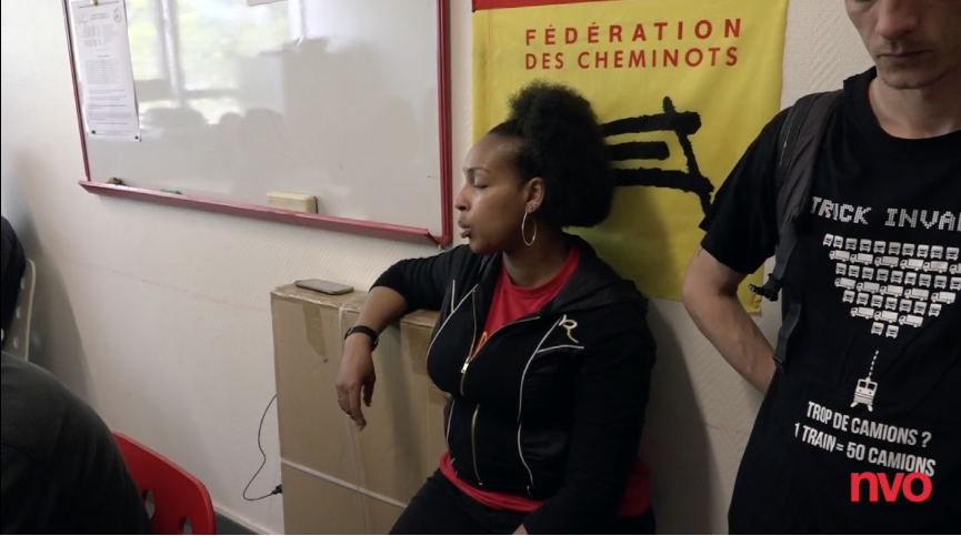 La journée du 19 avril avec les cheminots de  Paris gare de Lyon