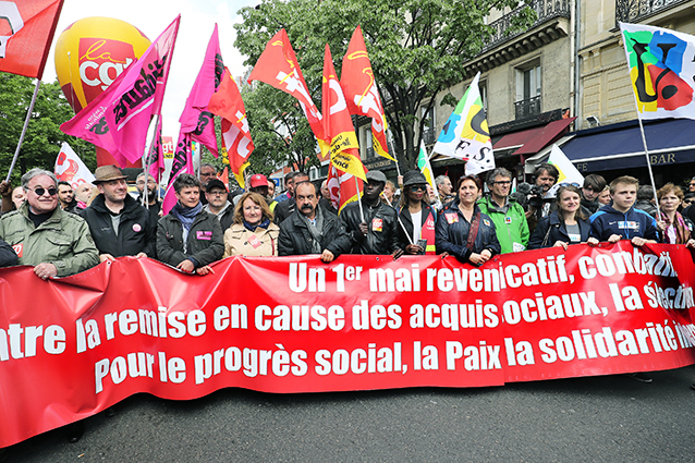 Plus de 210 000 manifestants en France, pour la fête du travail