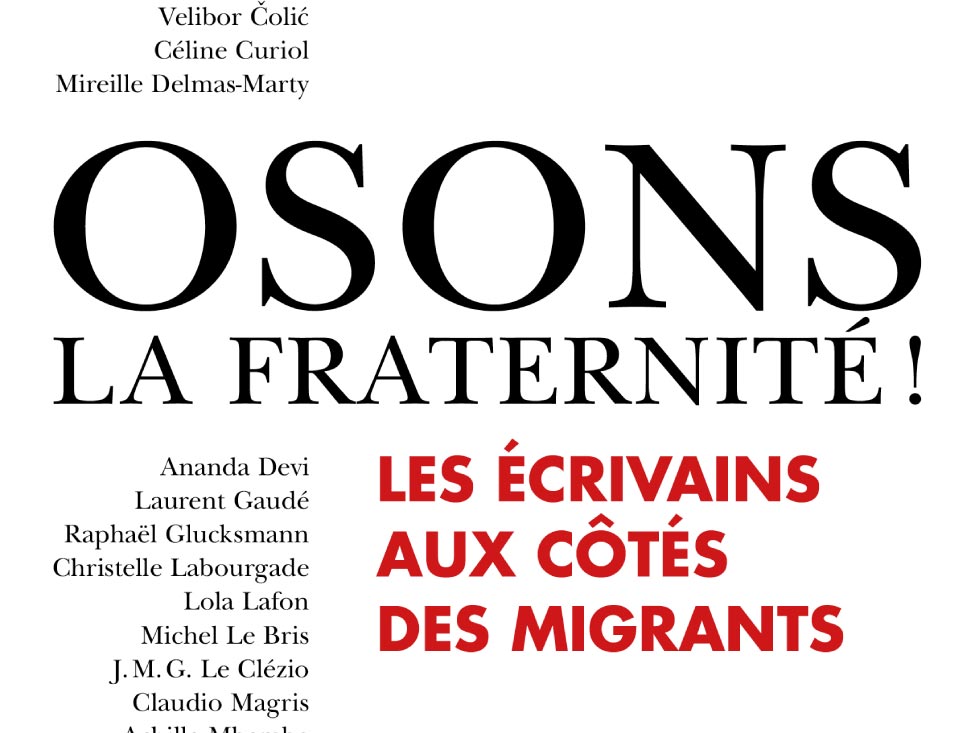Un livre pour les migrants : Osons la fraternité !