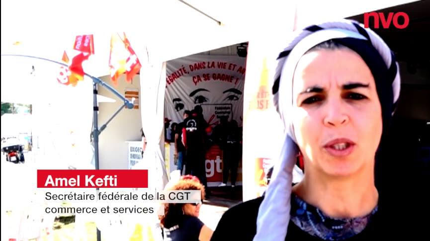 Interview d’Amel Kefti, secrétaire fédérale de la CGT Commerce et Services