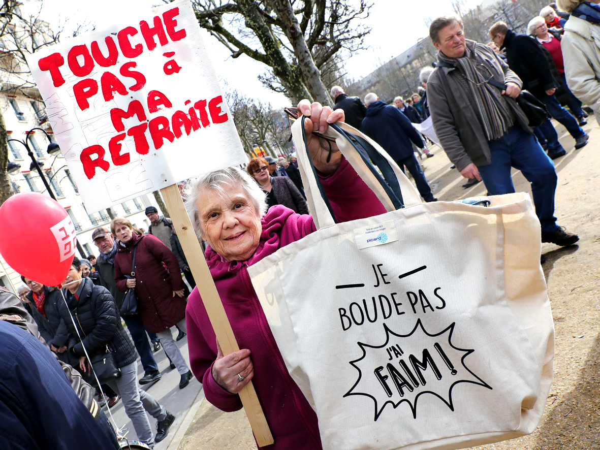 Les retraités manifesteront partout en France le 18 octobre