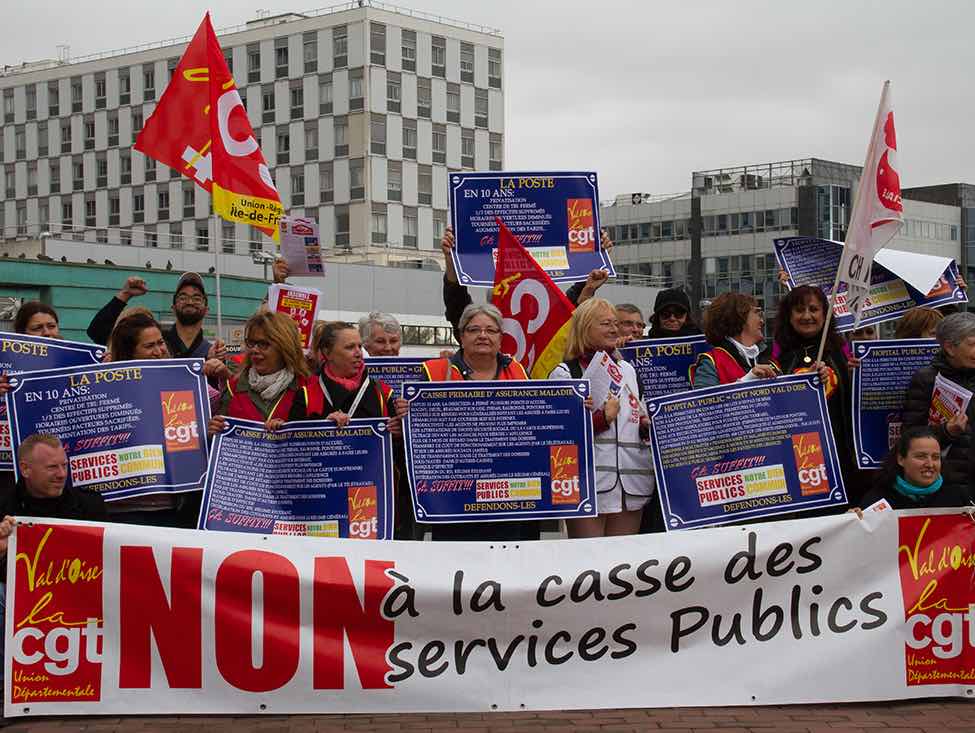 L’UD 95 organise un rallye pour la défense des services publics