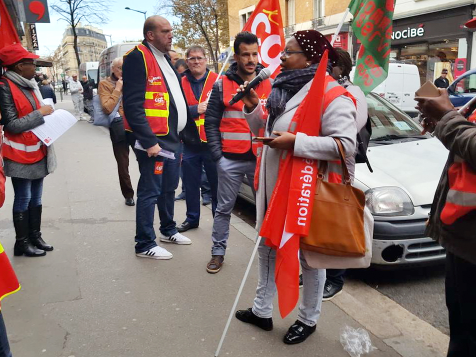 Asnières-Gennevilliers : manifestation contre le licenciement abusif d'une salariée de Monoprix