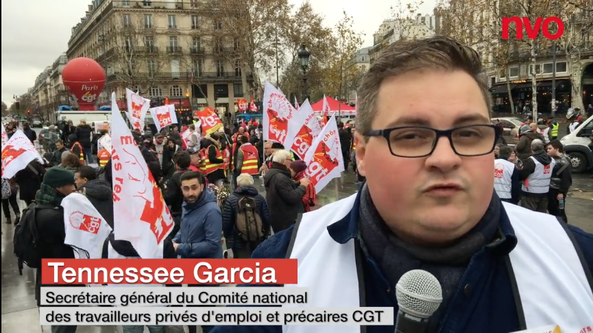 Interview de Tennessee Garcia - Contre la répression des chômeurs
