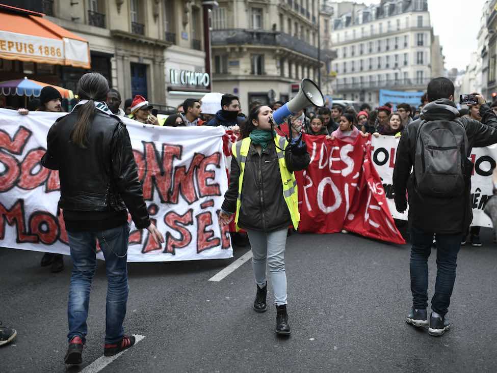 La mobilisation lycéenne contre les réformes Macron-Blanquer réprimée