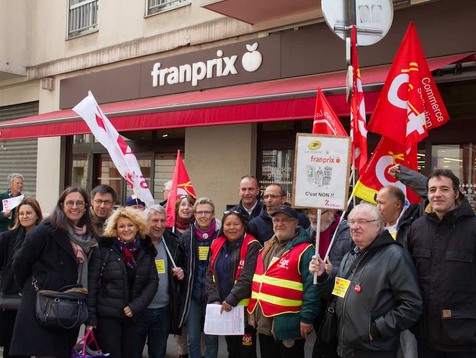 Franprix tient des bureaux de Poste à Paris