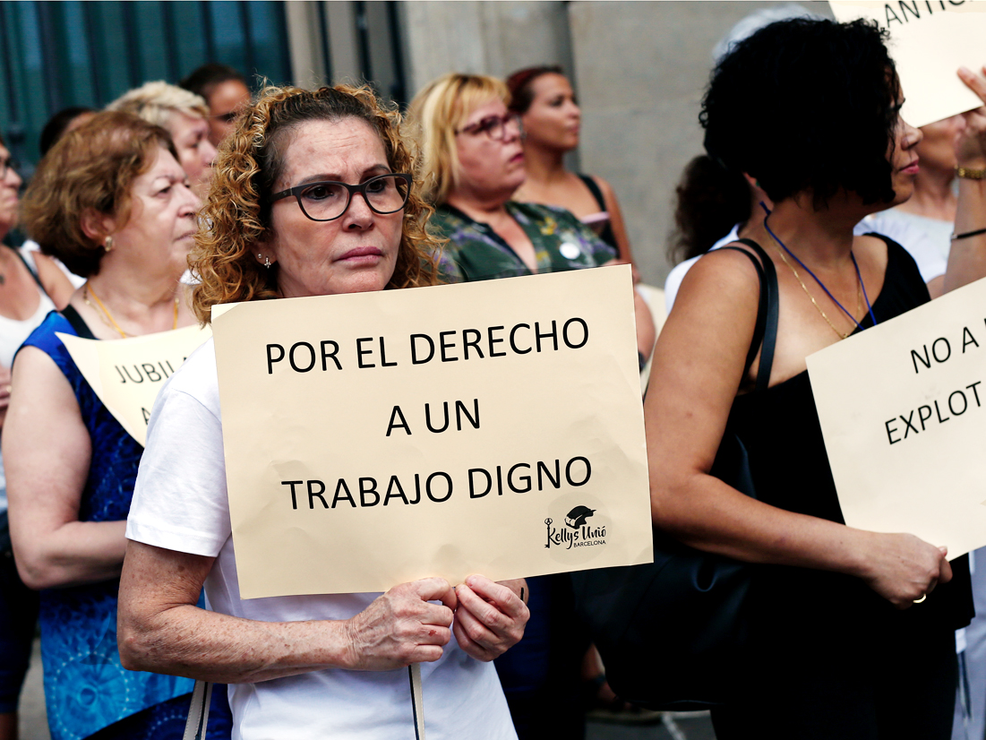 Espagne : femmes de chambre en colère