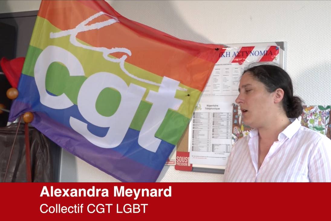 Le travail du collectif LGBT de la CGT avec Alexandra Meynard, sa responsable